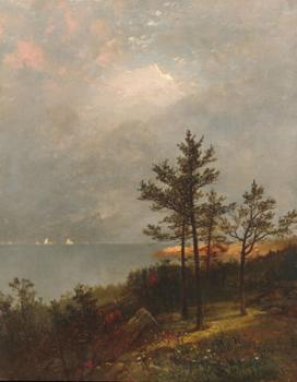 約翰 馮檢基 肯西特 Gathering Storm On Long Island Sound 約翰 馮檢基 肯西特 Gathering Storm On Long Island Sound